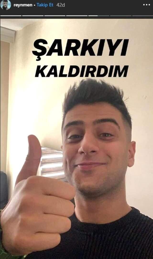 Reynmen Rekor Kıran Derdim Olsun Şarkısını YouTube'dan Kaldırdı