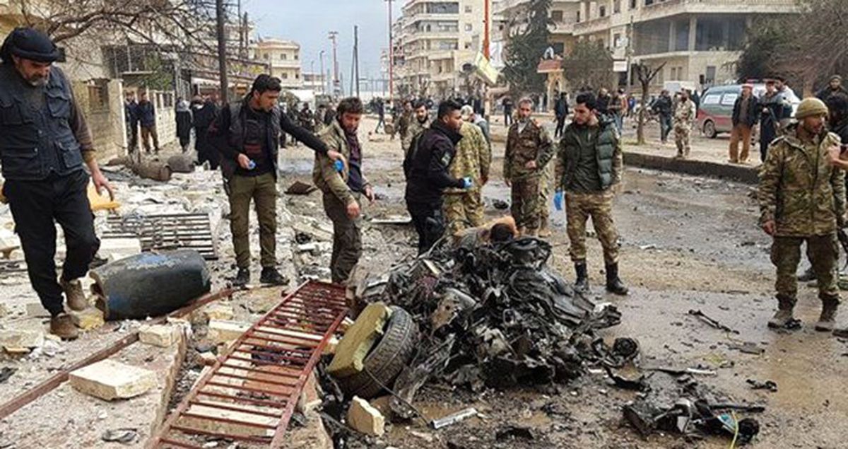 Afrin'de Bombalı Araçla Saldırı Düzenlendi! Ölü ve Yaralılar Var
