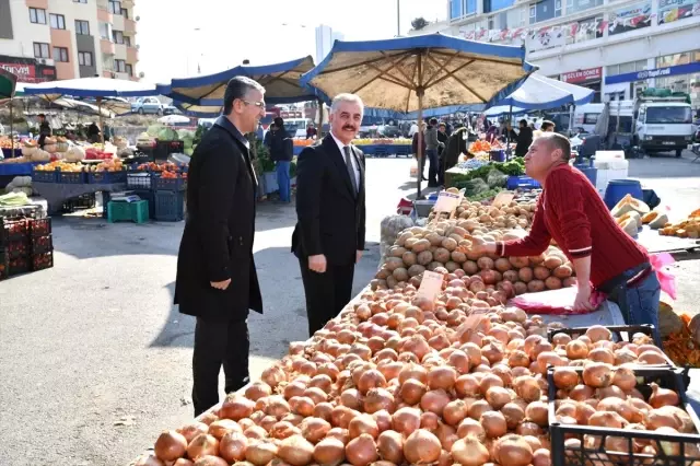 MHP'den Pazar Ziyareti MHP'den Pazar Ziyareti