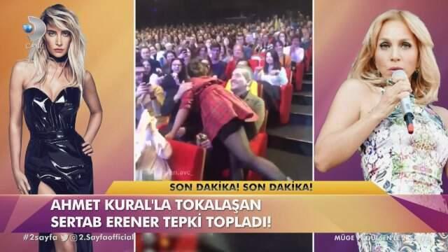 Sıla'yı Destekleyen Sertap Erener, Konserine Gelen Ahmet Kural'ı Öperek Karşıladı