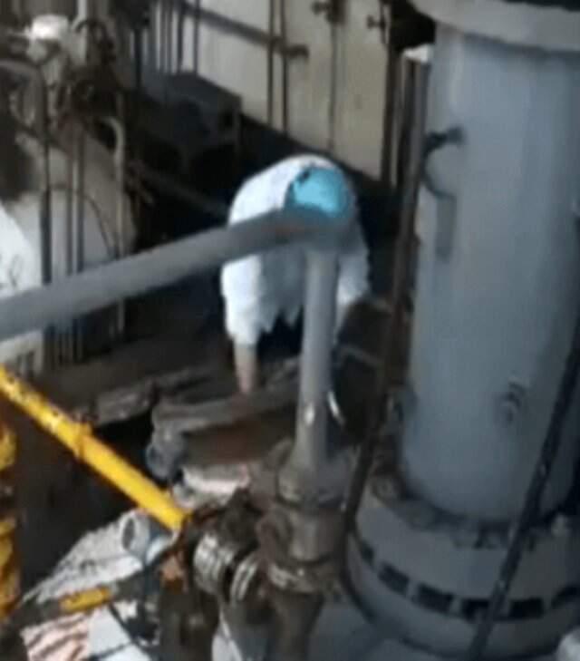 Fabrikada Çalışan İşçi Patlamada Çıkan Ateş Topu ile Havaya Uçtu!