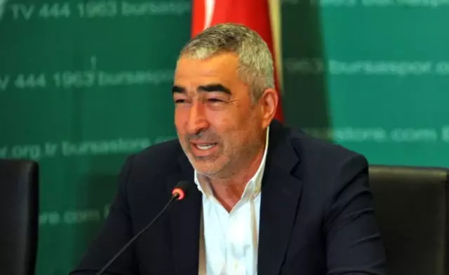Bursaspor Teknik Direktörü Samet Aybaba'dan Halis Özkahya'ya Eleştiri: Kar Yokken de Göremiyorlar Pozisyonları Bursaspor Teknik Direktörü Samet Aybaba'dan Halis Özkahya'ya Eleştiri: Kar Yokken de Göremiyorlar Pozisyonları
