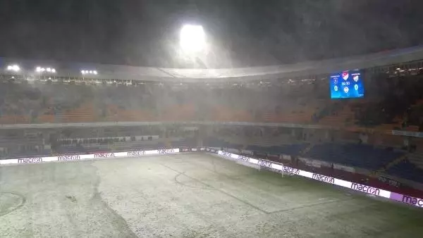 Medipol Başakşehir - Bursaspor Maçına Kar Engeli