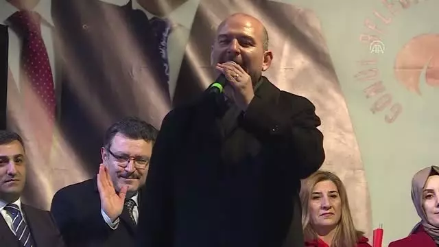 Soylu: 'Ülkemin, Huzurun ve Güvenin Yükseleceği 4,5 Yıl Olacak' Soylu: 'Ülkemin, Huzurun ve Güvenin Yükseleceği 4,5 Yıl Olacak'