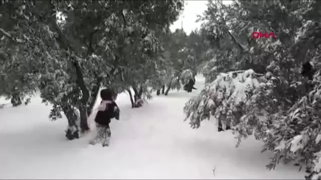 Balıkesir Marmara Adası'nda Kar Yağışı Etkili Oldu Balıkesir Marmara Adası'nda Kar Yağışı Etkili Oldu