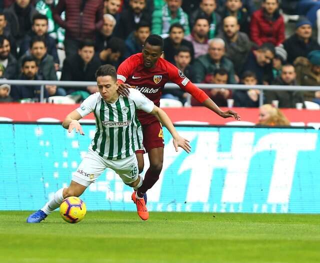 Kayserispor, Konyaspor'u Tek Golle Geçti