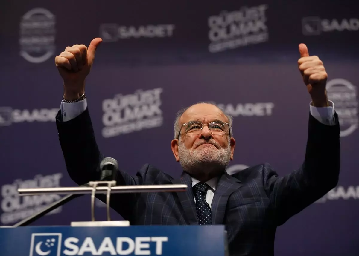 Saadet Partisi Genel Başkanı Temel Karamollaoğlu Açıklaması