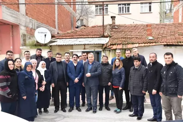 Başkan Çerçi Akmescit'te Destek İstedi Başkan Çerçi Akmescit'te Destek İstedi