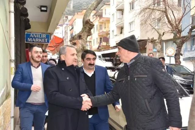 Başkan Çerçi Akmescit'te Destek İstedi Başkan Çerçi Akmescit'te Destek İstedi