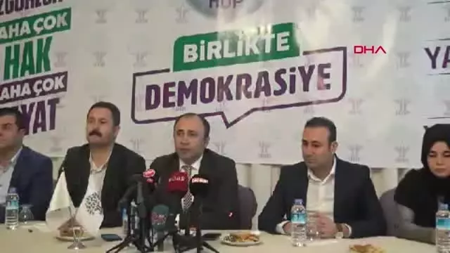 Şanlıurfa'da Hdp Adayları, Saadet Partisi Adayları Lehine Seçimlerden Çekildi Şanlıurfa'da Hdp Adayları, Saadet Partisi Adayları Lehine Seçimlerden Çekildi