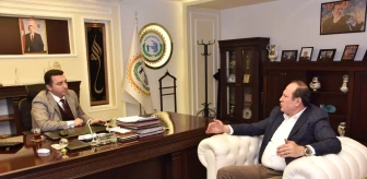 Başkan Adayı Tuç'tan Başkan Bakıcı'ya Ziyaret