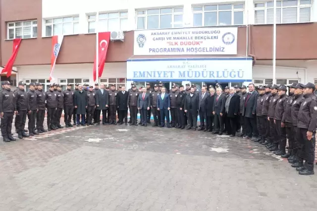 Aksaray'da Çarşı ve Mahalle Bekçileri Göreve Başladı Aksaray'da Çarşı ve Mahalle Bekçileri Göreve Başladı