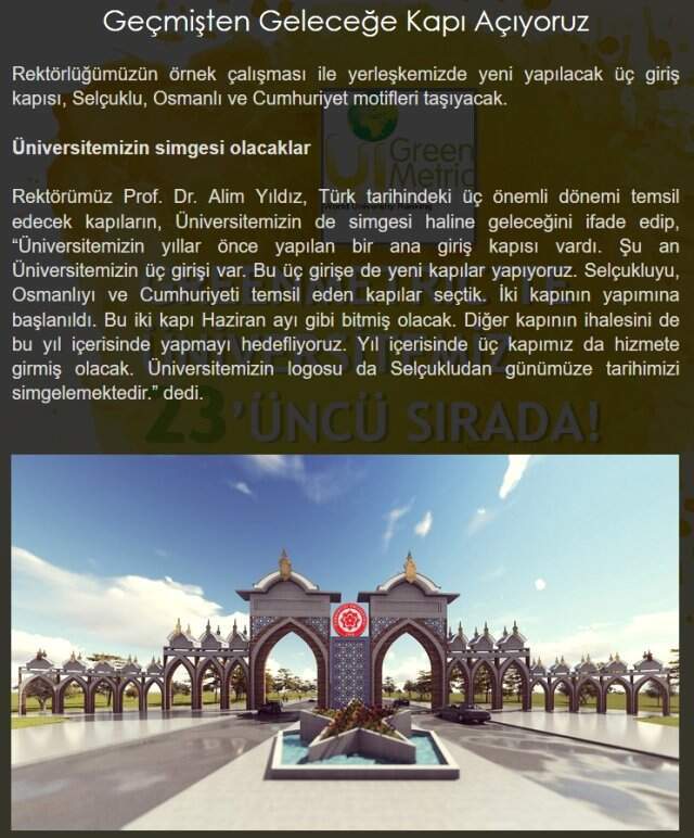 Üniversitenin Kapısındaki Sembol, Sivas'ı Karıştırdı