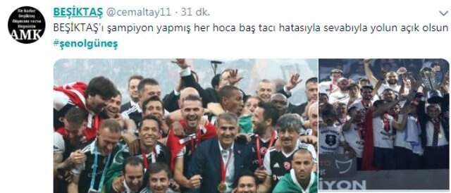 Beşiktaşlı Taraftarlar, Milli Takım ile Anlaşan Şenol Güneş'e Tepki Gösterdi