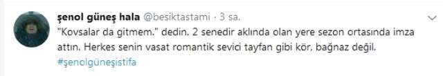 Beşiktaşlı Taraftarlar, Milli Takım ile Anlaşan Şenol Güneş'e Tepki Gösterdi