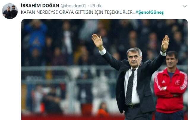 Beşiktaşlı Taraftarlar, Milli Takım ile Anlaşan Şenol Güneş'e Tepki Gösterdi