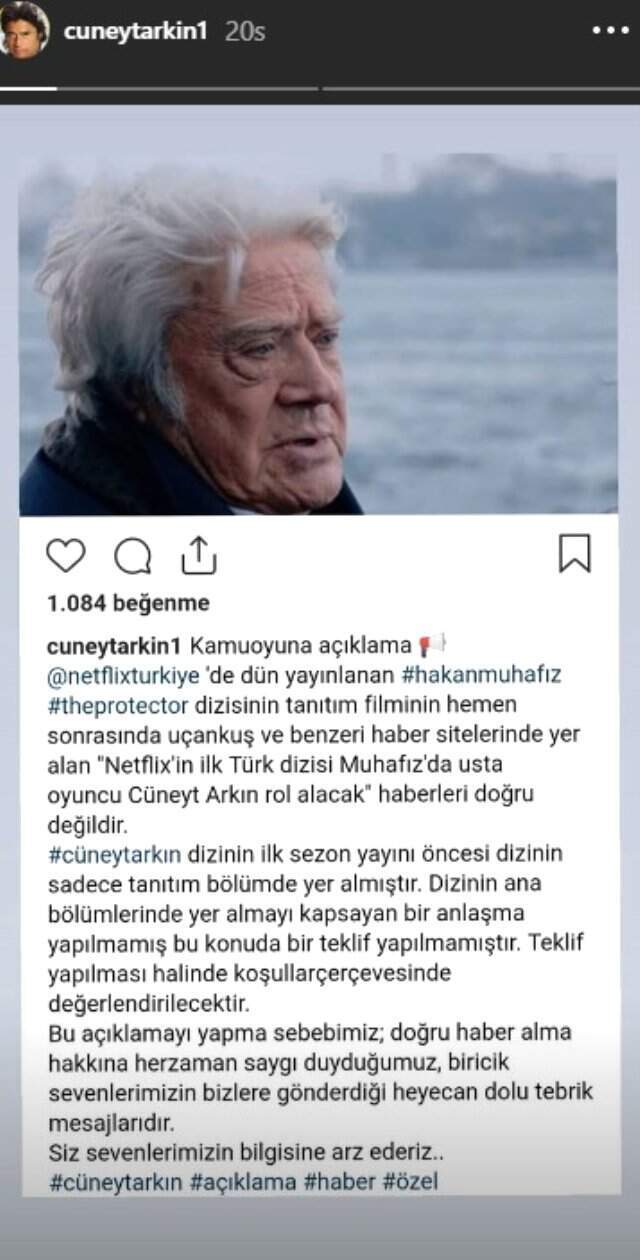 Cüneyt Arkın, Hakan Muhafız Dizisinde Rol Alacağı İddialarını Yalanladı