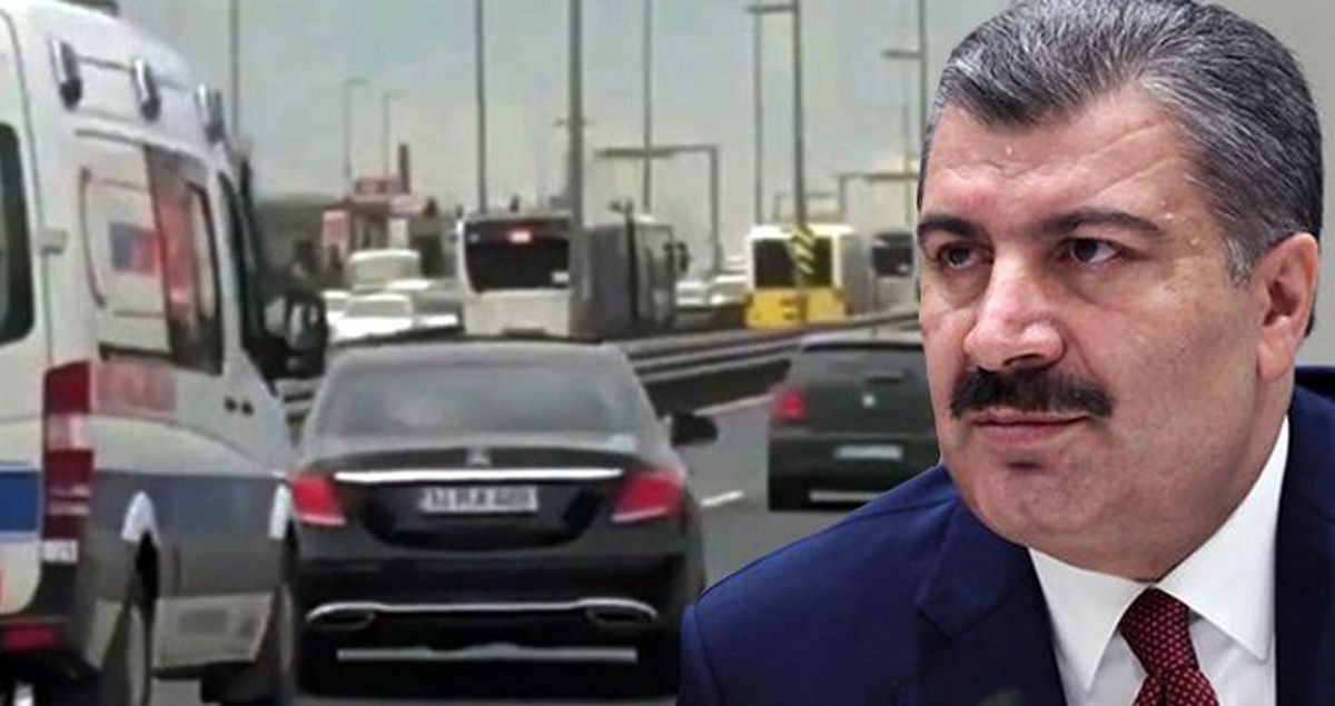 Ambulansa Yol Vermeyen Sürücü Hakkında Bakan Koca'dan Açıklama: Kabul Edilemez!
