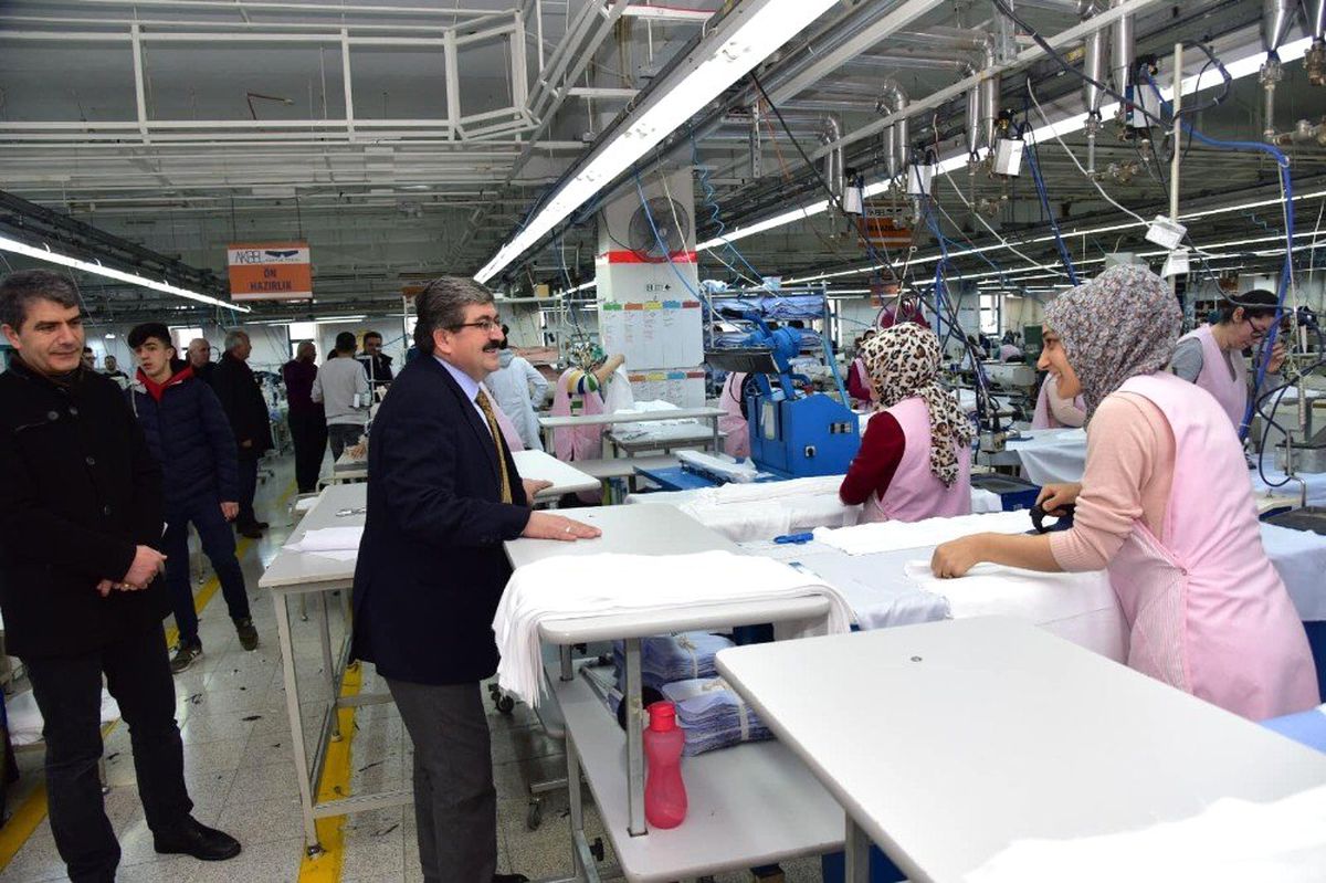 Başkan Can Kentteki Fabrikaları Ziyaret Etti