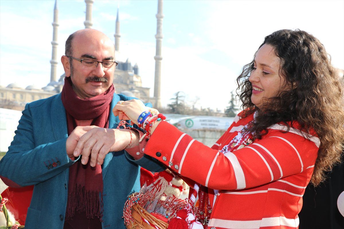Edirne'de 'Baba Marta' Kutlandı