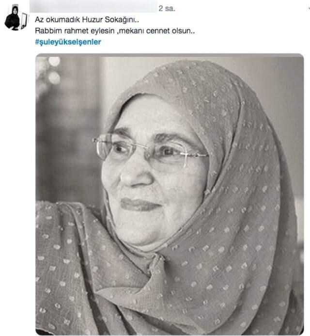 Erdoğan Çiftini Tanıştıran Yazar Şule Yüksel Şenler İçin Yazılan Vefat Mesajları Sosyal Medyayı Karıştırdı