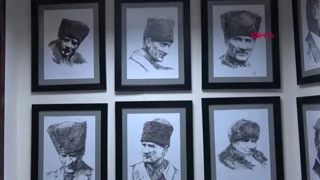 Erzurum Atatürk'ün Erzurum'da Kaldığı Her Gün İçin Bir Tablo Yaptı