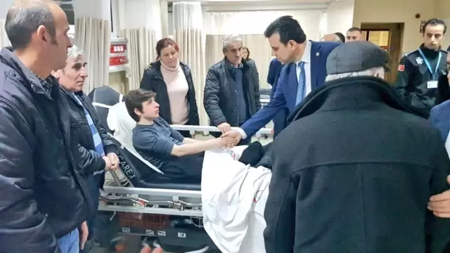 Milletvekili Esgin, Uludağ'daki Kazada Yaralananları Ziyaret Etti Milletvekili Esgin, Uludağ'daki Kazada Yaralananları Ziyaret Etti