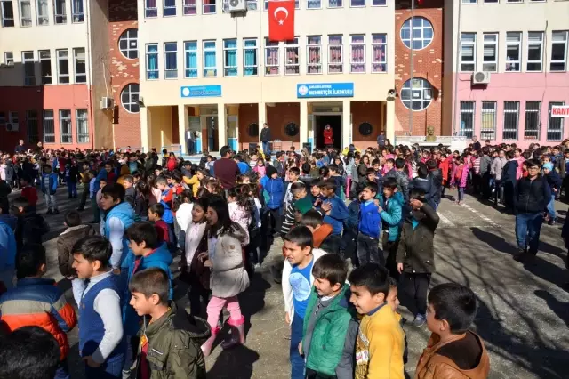 Siverek'te Okulda Yangın Tatbikatı Yapıldı