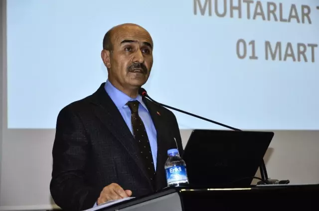 Vali Demirtaş Muhtarlarla Bir Araya Geldi