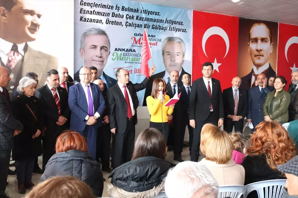 Gölbaşı'nda CHP'nin Belediye Meclis Üyesi Adayları Tanıtıldı