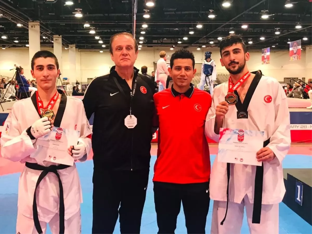 Milli Taekwondoculardan ABD'de 4 Altın Madalya
