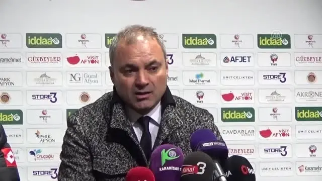 Afjet Afyonspor-Gençlerbirliği Maçının Ardından Afjet Afyonspor-Gençlerbirliği Maçının Ardından