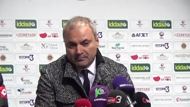 Afjet Afyonspor-Gençlerbirliği Maçının Ardından Afjet Afyonspor-Gençlerbirliği Maçının Ardından