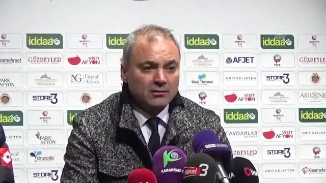 Afjet Afyonspor-Gençlerbirliği Maçının Ardından Afjet Afyonspor-Gençlerbirliği Maçının Ardından