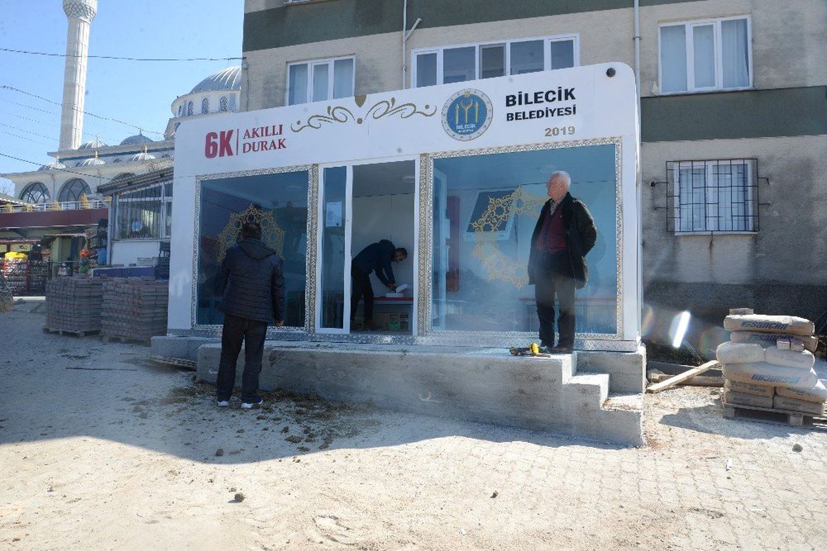 Bilecik'e 15'inci Akıllı Durak Yerleştirildi