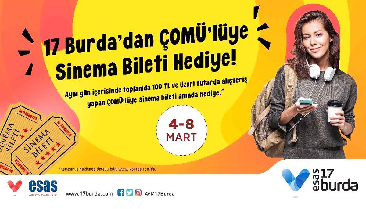 Esas 17 Burda'dan Çomü'lüye Sinema Bileti