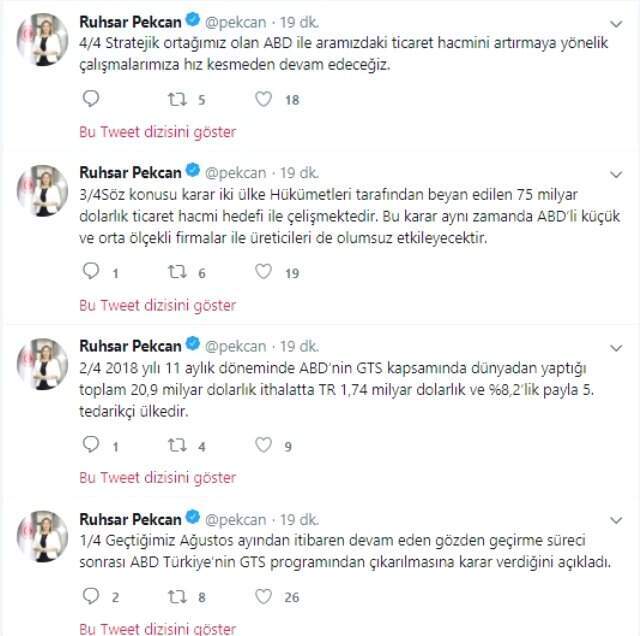 Son Dakika! ABD'nin Gümrük Kararına İlişkin Türkiye'den İlk Tepki