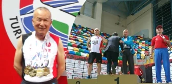 70 Yaşındaki Atlet Ali Demirhan'dan Türkiye Rekoru