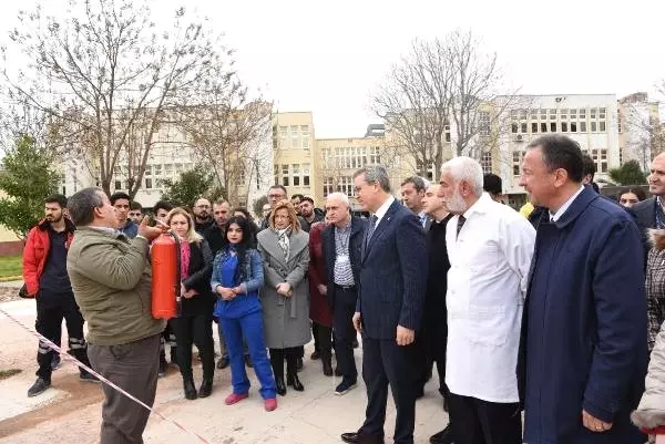 Ege Tıp'ta Yangın Tatbikatı