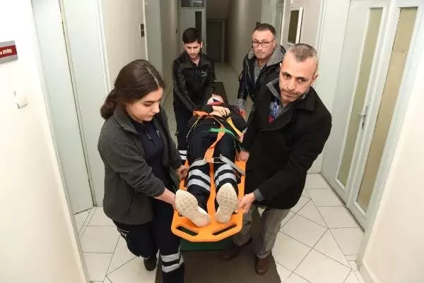 Ege Tıp'ta Yangın Tatbikatı