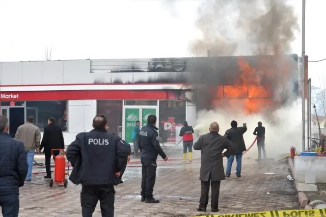 Güncelleme - Giresun'da Akaryakıt İstasyonunda Yangın