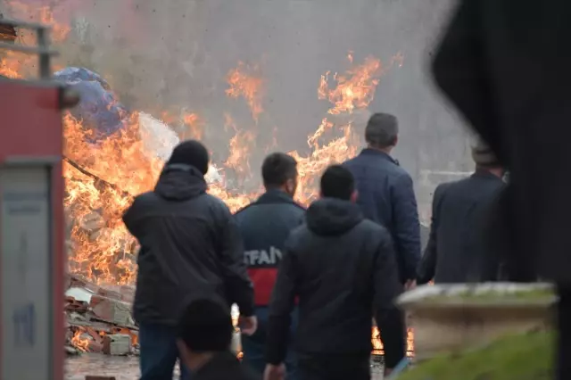 Güncelleme - Giresun'da Akaryakıt İstasyonunda Yangın