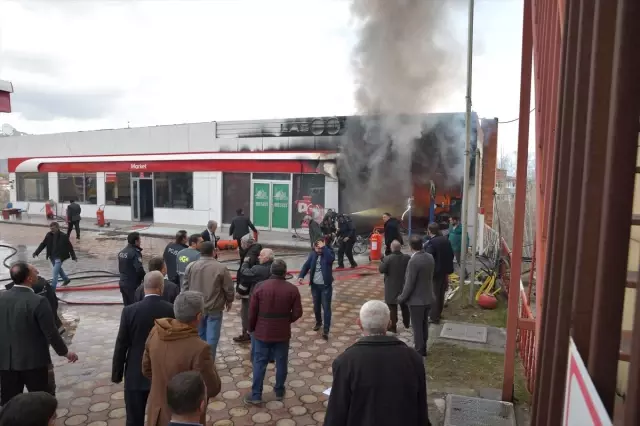 Güncelleme - Giresun'da Akaryakıt İstasyonunda Yangın