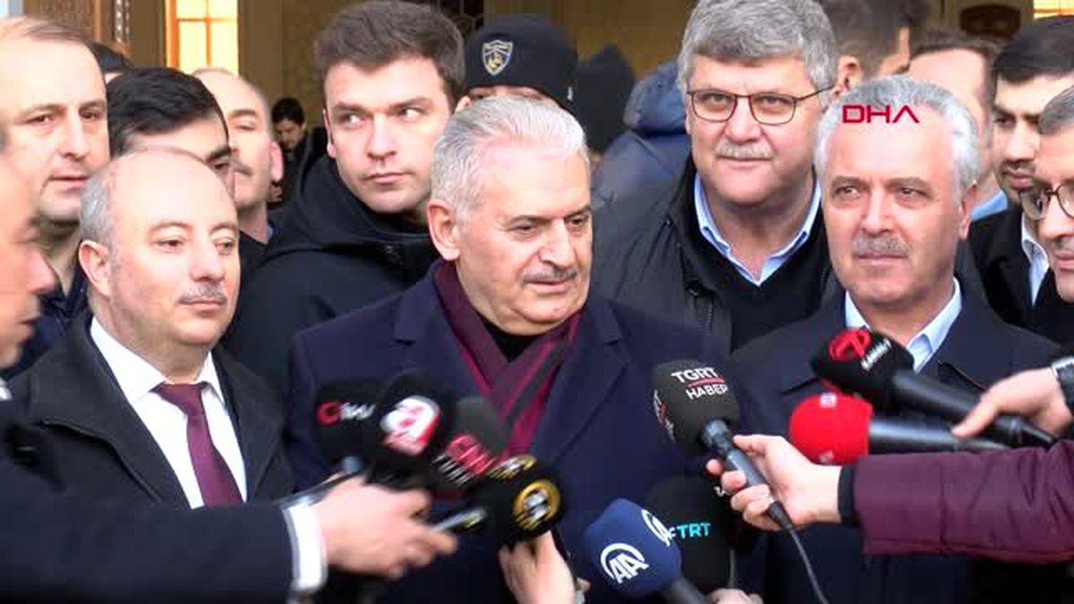 İstanbul- Çamlıca Camii'nde Konuşan Binali Yıldırım Muhteşem Bir Eser Oldu