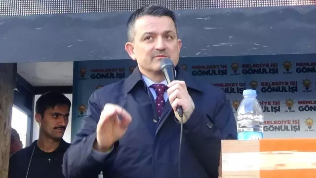 Bakan Pakdemirli Altıntaş'ta Seçim Bürosu Açılışına Katıldı Bakan Pakdemirli Altıntaş'ta Seçim Bürosu Açılışına Katıldı