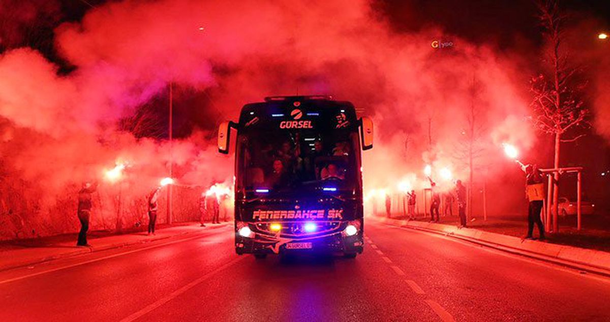 Fenerbahçe'ye Medipol Başakşehir Maçı Öncesi Taraftar Desteği