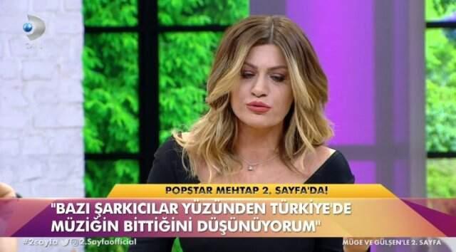 Popstar Mehtap, nihayet vakitlerde Şarkı Çıkaran İsimleri Sitem Etti: Siz Şarkı Söylemeyin