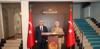 Jandarma Genel Komutanı Orgeneral Çetin, Muş Valiliğini Ziyaret Etti