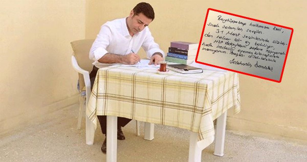 Selahattin Demirtaş'tan Beytüşşebap'a Özel Mesaj: Rekor Bekliyorum
