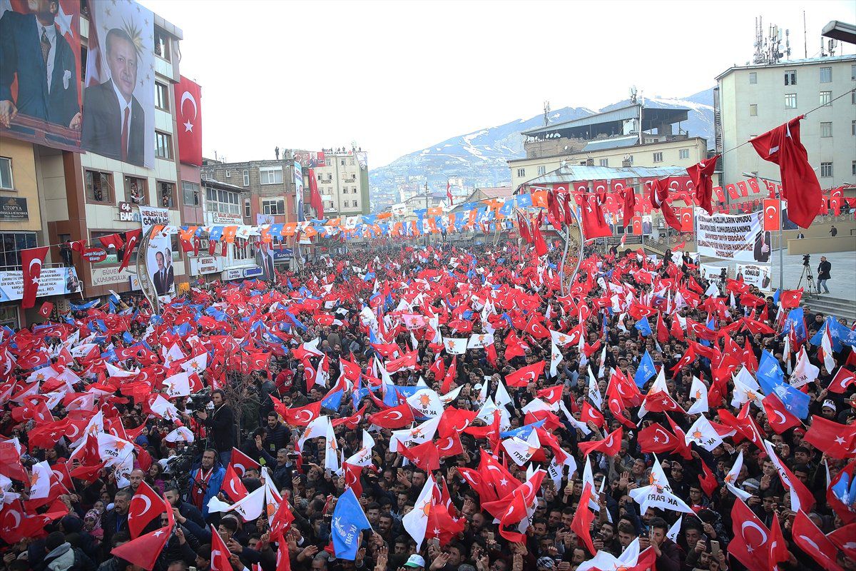 AK Parti'nin Hakkari Mitingi